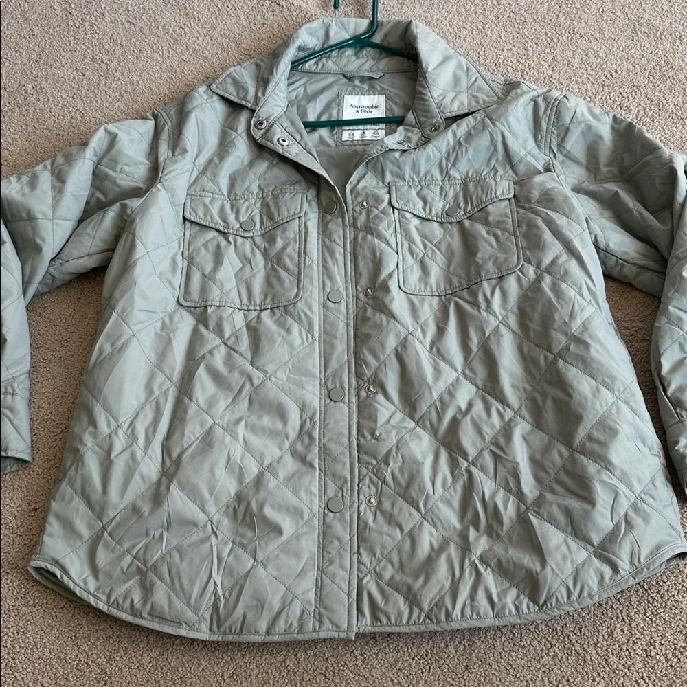 Abercrombie & Fitch quilted shirt jacket - Picture 4 of 8